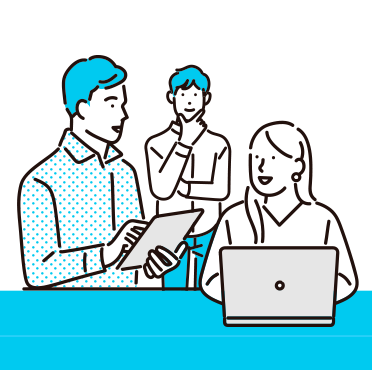 カタログの内容を社員のインタビューなど